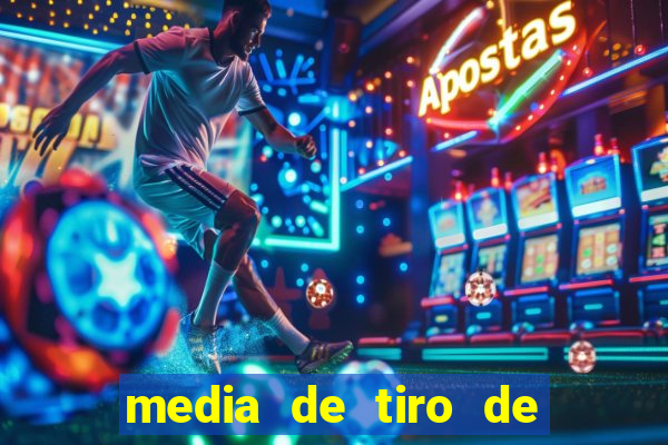 media de tiro de meta por jogo